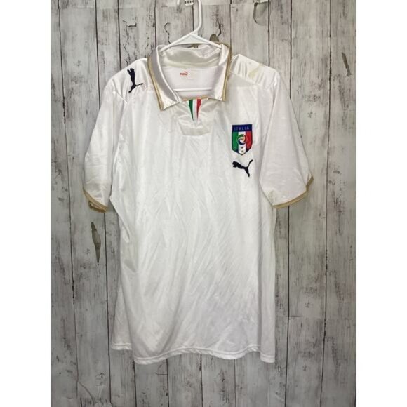 Preppy Streetwear Coquette Utility Shirt Soccer Jersey Top Puma Mens Large - Picture 1 of 2